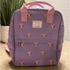 Disney loungefly Daisy canvas backpack